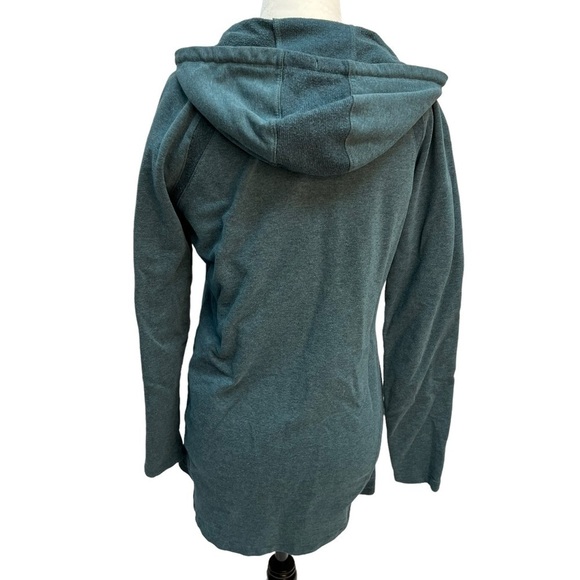 L.L. Bean Blue Cotton Blend Lightweight Hoodie Size XS - Picture 4 of 10